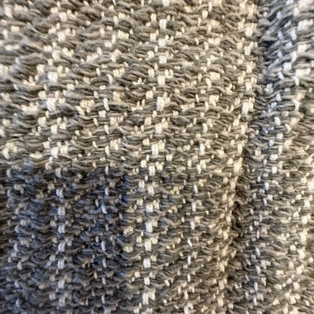 Crate&Barrel Gray Knit Pillow Cover